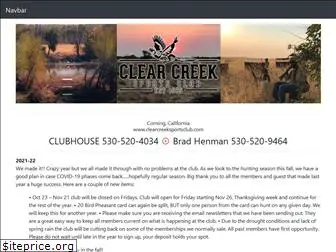clearcreeksportsclub.com