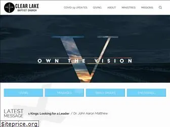 clearlakebaptist.com