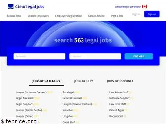 clearlegaljobs.com