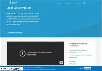 clearlinux.org
