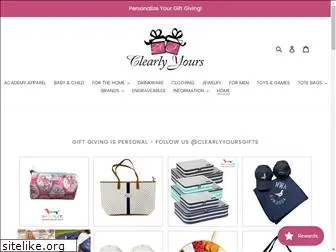 clearlyyoursgifts.com