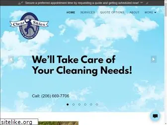 clearskiescleaning.com