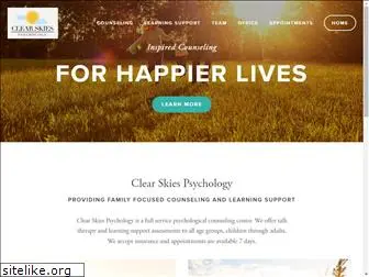 clearskiespsychology.com