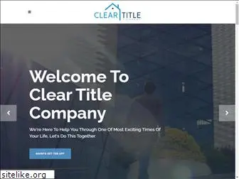 cleartitleco.com