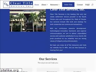 cleartitleservices.com