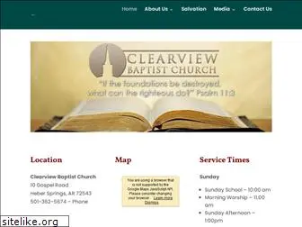 clearviewbaptisthebersprings.com