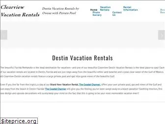 clearviewvacationrentals.com