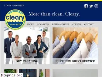 clearycleaners.com