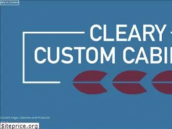 clearycustomcabinets.com