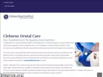 cleburnedental.com