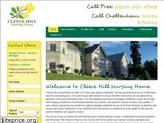 cleevehillnursinghome.co.uk