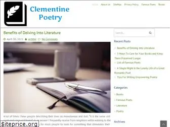 clementinepoetry.com