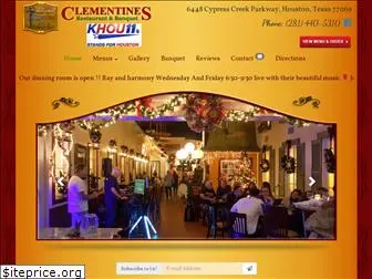 clementinesrestaurant.com