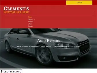 clementscustomcarcare.com