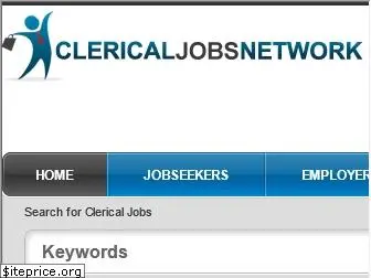 clericaljobsnetwork.com