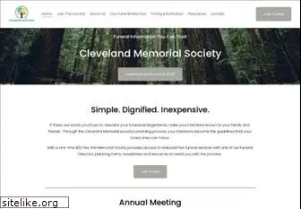 clevememorialsociety.org