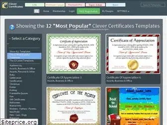 clevercertificates.com