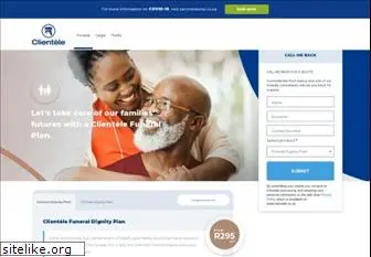 clientelelifeinsurance.co.za