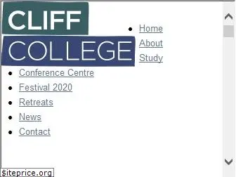 cliffcollege.ac.uk