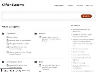 cliftonsystems.co.uk