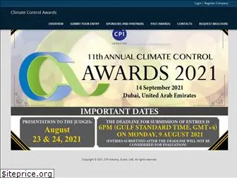 climatecontrolawards.com