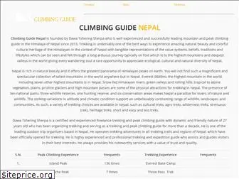 climbingguidenepal.com