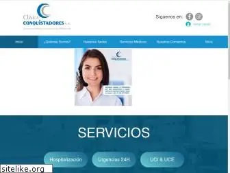 clinicaconquistadores.com