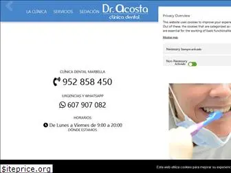 clinicadentalacosta.com
