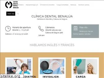clinicadentalbenalua.com