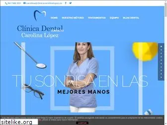 clinicadentalcarolinalopez.com