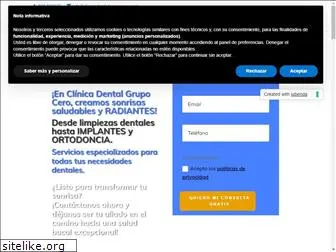 clinicadentalgrupocero.com