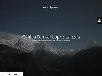 clinicadentallopezlanzas.com