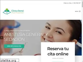 clinicadentalplazaprosperidad.com