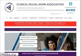 clinicalsocialworkassociation.org