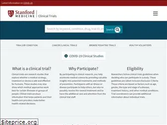 clinicaltrials.stanford.edu