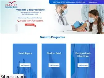 clinicasanjudastadeo.com.pe