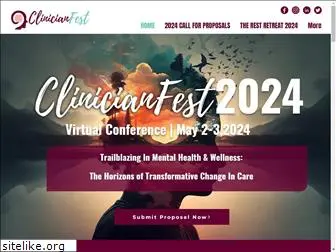clinicianfest.com