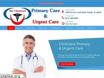 cliniciansurgentcare.com