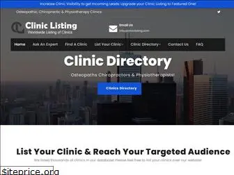 cliniclisting.com