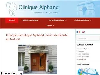 clinique-alphand.com