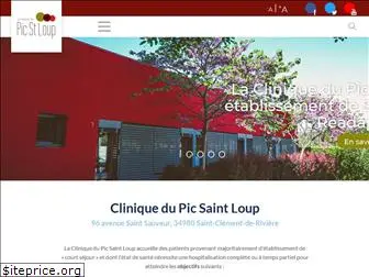 cliniquedupicstloup.fr