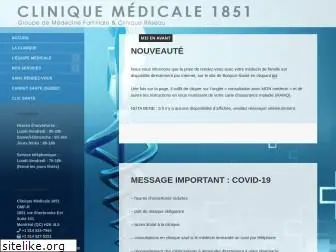 cliniquemedicale1851.com