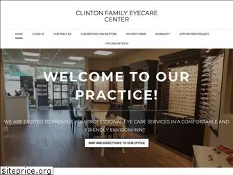 clintonfamilyeyecare.com