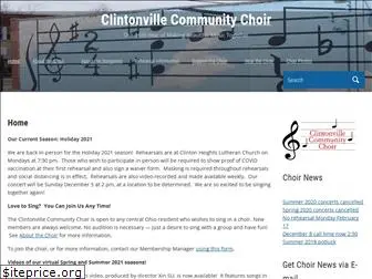 clintonvillecommunitychoir.org