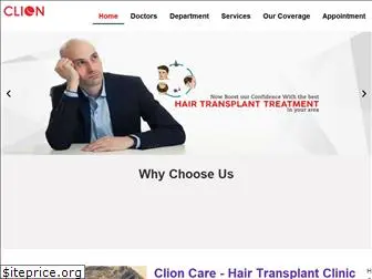 clionhairtransplant.com