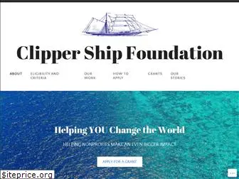 clippershipfoundation.org