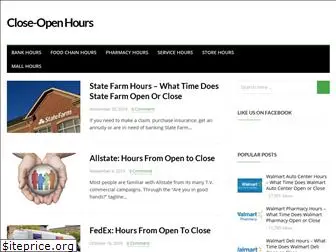 closeopenhours.com