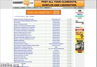 closeoutbuzz.com