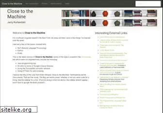 closetothemachine.net