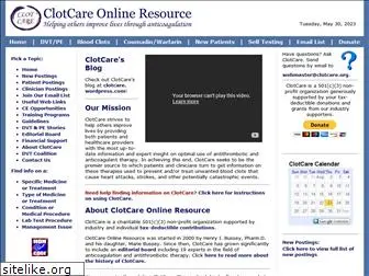 clotcare.org